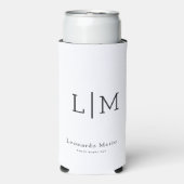 Aangepaste Monogram Naam (Seltzer Voorkant)