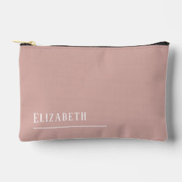 Aangepaste monogram naam, blush roze etui