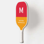 Aangepaste monogram, naam en kleur Pickleball-pedd Pickleball Paddle (Links)