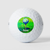 Aangepaste Monogram Naam Golf Ball Golfballen (Voorkant)