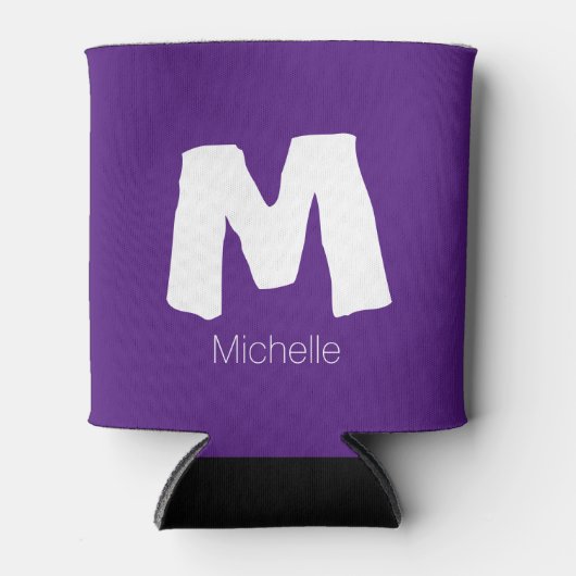 Aangepaste monogram naam initiaal koelboxxen | PAA Blikjeskoeler (Voorkant)