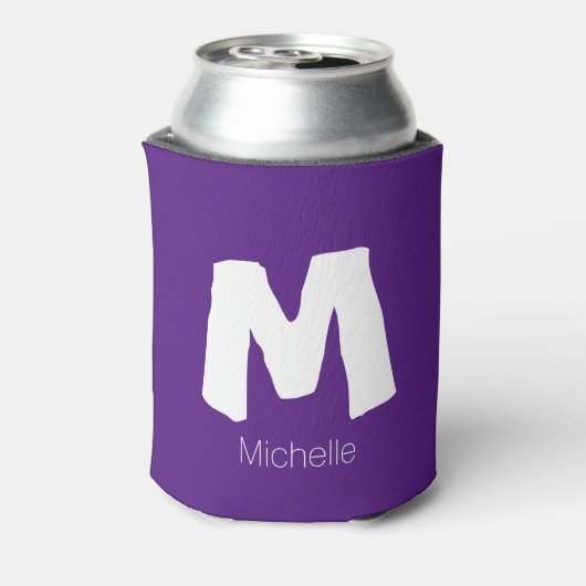 Aangepaste monogram naam initiaal koelboxxen | PAA Blikjeskoeler (Blikje Achterkant)