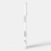 Aangepaste monogram naam laat Paarse bessen kunst Case-Mate iPhone Case (Achterkant / Rechts)