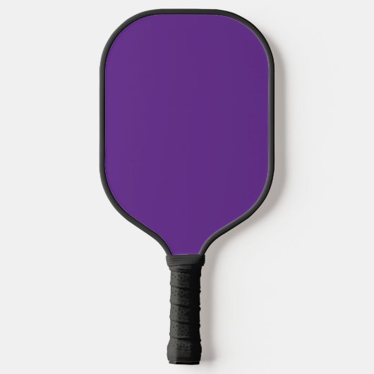 Aangepaste monogram naam paarse en wit pickleball paddle (Achterkant)