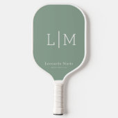 Aangepaste Monogram Naam Pickleball Paddle (Achterkant)