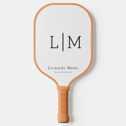 Aangepaste Monogram Naam Pickleball Paddle (Voorkant)
