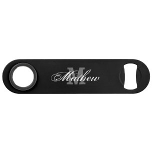 Aangepaste monogram naam Pro Speed flesopener Flessenopener