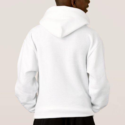 Aangepaste monogram naam witte en blauwe Sjabloon (Achterkant)