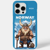Aangepaste Monogram Noorse Troll Case-Mate iPhone Case (Achterkant)