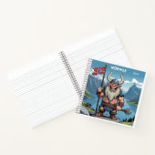 Aangepaste Monogram Noorse Troll Notitieboek (Binnen)