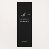 Aangepaste monogram-oefening yogamat (Achterkant)