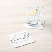 Aangepaste monogram Onderzetters (Insitu)