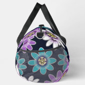 Aangepaste Monogram Passiebloem Bloem Groot Plunjezak (Rechts)