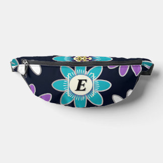 Aangepaste Monogram Passiebloem Bloemen Fanny Pack Heuptasje