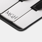 Aangepaste Monogram Piano Keys Bureaumat (Hoek)