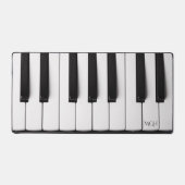Aangepaste Monogram Piano Keys Bureaumat (Voorkant)