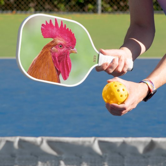 Aangepaste monogram pickleball paddle (Insitu)