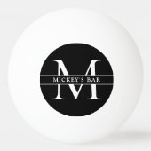 Aangepaste monogram pingpongballen (Achterkant)