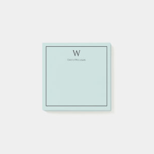 Aangepaste Monogram Post-it Nota's Post-it® Notes
