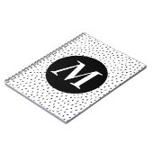 Aangepaste monogram pot-spot-laptop notitieboek (Linkerzijde)