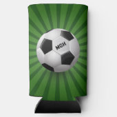 Aangepaste Monogram Retro Voetbal (Achterkant)