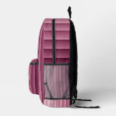 Aangepaste Monogram Roze Gradiënt Verticale Rugzak (Rechts)