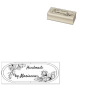 Aangepaste  monogram 	rubberstempel (Gestempeld)