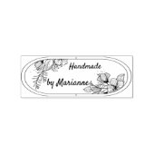 Aangepaste  monogram 	rubberstempel (Afrduk)