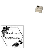 Aangepaste  monogram 	rubberstempel (Gestempeld)
