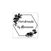 Aangepaste  monogram 	rubberstempel (Afrduk)