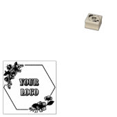 Aangepaste  monogram 	rubberstempel (Gestempeld)