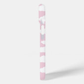 Aangepaste Monogram Schattigee Girly Pink Cloud Gi Case-Mate iPhone Case (Achterkant / Links)