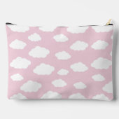 Aangepaste Monogram Schattigee Girly Pink Cloud Gi Etui (Achterkant)
