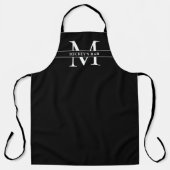 Aangepaste monogram schort (Voorkant)