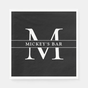 Aangepaste monogram servet