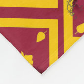 Aangepaste monogram stijlvolle SRI LANKA FLAG MAP Fleece Deken (Hoek)