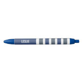 Aangepaste monogram tapepatroon blauwe inkt pen (Voorkant)
