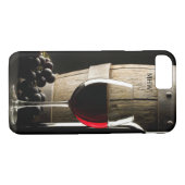 Aangepaste monogram-telefoondoosjes van Wine Lover Case-Mate iPhone Case (Achterkant (Horizontaal))