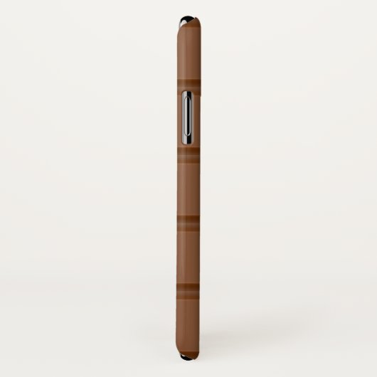Aangepaste monogram-telefoongevallen met "Chocolat Case-Mate iPhone Case (Achterkant / rechts)