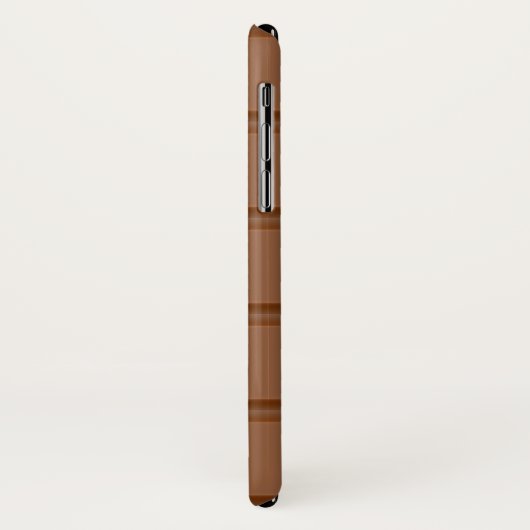 Aangepaste monogram-telefoongevallen met "Chocolat Case-Mate iPhone Case (Achterkant/links)
