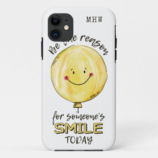 Aangepaste monogram-telefoongevallen "Wees de rede Case-Mate iPhone Case (Achterkant)