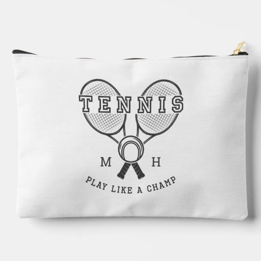 Aangepaste monogram TENNIS Etui (Achterkant)