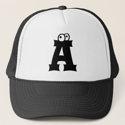 Aangepaste monogram Trucker Hat Pet (Voorkant)