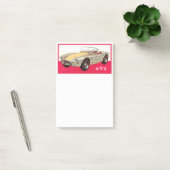 Aangepaste monogram van de auto Post-it notes (Kantoor)