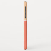 Aangepaste monogram van het Hart Patroon telefoond Case-Mate iPhone Case (Achterkant/links)