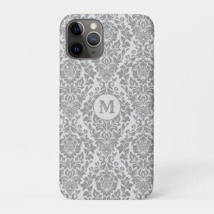 Aangepaste monogram van het Patroon van het Damasc iPhone 11 Pro Hoesje