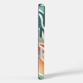 Aangepaste monogram Waterverf Case-Mate iPhone Case (Achterkant / Rechts)