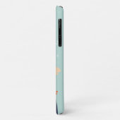 Aangepaste monogram Winter Fox-telefoongevallen Case-Mate iPhone Case (Achterkant/links)