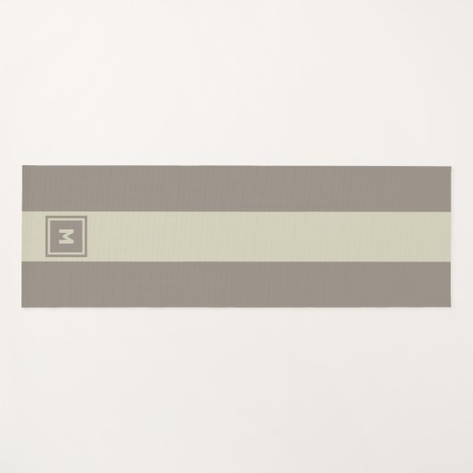 Aangepaste monogram Yoga Mat (Voorkant (horizontaal))