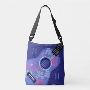 Aangepaste monogram-zakken voor Ukulele Crossbody Tas